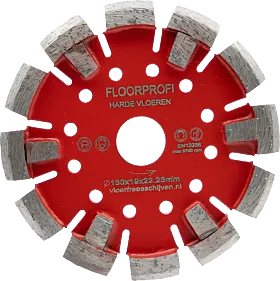 Diamant freesschijf vloerverwarming voor extra harde vloeren-19x130
